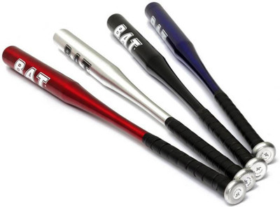 GLS 32" Aluminium Baseball Bat With Rubber Grip - Pack of 4 Bats Aluminium Baseball Bat(400-509