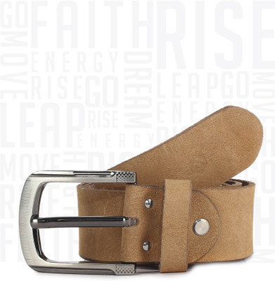

Metronaut Men Casual Tan Genuine Leather Belt, Brown