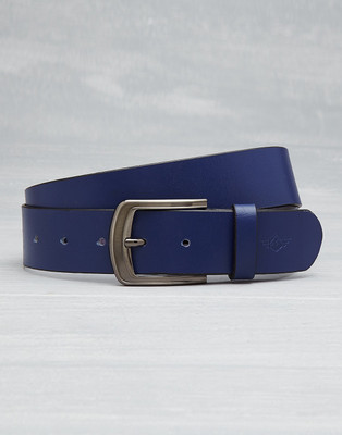 

Metronaut Men Casual Blue Genuine Leather Belt, Navy