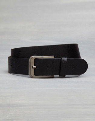 

Metronaut Men Casual Black Genuine Leather Belt