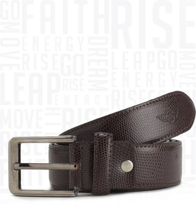

Metronaut Men Casual Brown Genuine Leather Belt