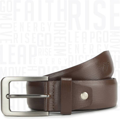 

Metronaut Men Casual Brown Genuine Leather Belt