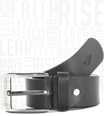 

Metronaut Men Casual Black Genuine Leather Belt