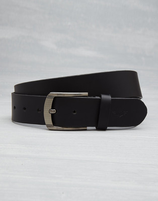 

Metronaut Men Casual Black Genuine Leather Belt