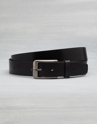 

Metronaut Men Casual Black Genuine Leather Belt, Black/brown