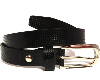 

ARIZIC Girls Formal, Casual, Party Black Genuine Leather Belt