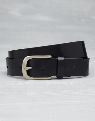 

Metronaut Men Casual Black Genuine Leather Belt