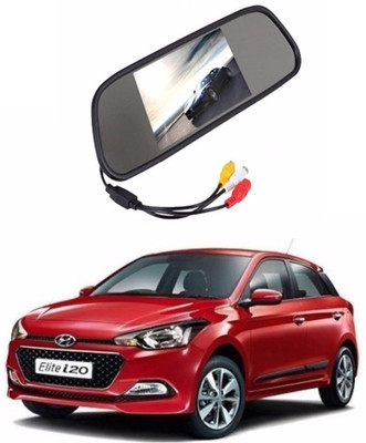 AUTOGARH Rear View Mirror Camera Monitor WITH 1YR WARRANTY For i20 Multicolor LED(11 cm)