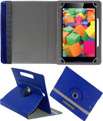 Fastway Book Cover for iBall Slide 4GE Mania 8 GB 7 inch with Wi-Fi+4G Tablet(Blue, Cases with Holder)
