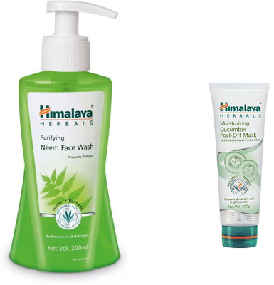 

Himalaya neem face wash, cucumber peel of mask(Set of 2)