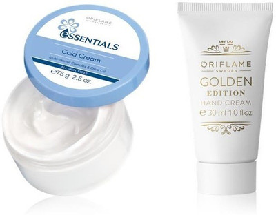 

Oriflame Sweden Essentials Cold Cream & Golden Edition Hand Cream(Set of 2)