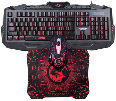 

MARVO KM400+G1 Gaming Keyboard Mouse & Mouse Pad Combo Combo Set