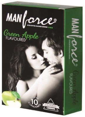 

Manforce Green Apple Condom(Set of 6, 60S)