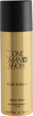 

Jacques Bogart One Man Show Gold Deodorant Spray - For Men(200 ml)