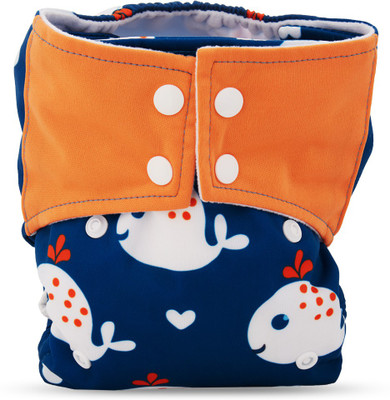 

A Toddler Thing Bamboo All in One Diaper - Dancing Dolphins - S(2 Pieces)