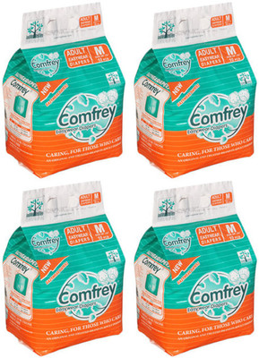 

Comfrey PANT STYLE EASY WEAR ADULT DIAPER PANTS, SIZE MEDIUM, (10 Pcs. PACK), SET OF 4 PACKS, FOR WAIST SIZE 24"-33" INCHES. - M(40 Pieces)