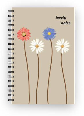 

Inkalabh A5 Notebook(Lovely Floral Notes, Multicolor)