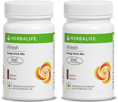 

Herbalife Afresh Energy Drink(2x50 g, Elaichi Flavored)