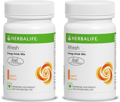 

Herbalife Afresh Energy Drink(2x50 g, Peach Flavored)