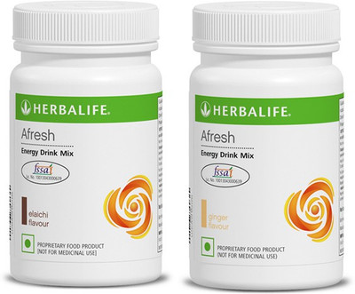 

Herbalife Afresh Energy Drink(2x50 g, ginger-ilaichi Flavored)