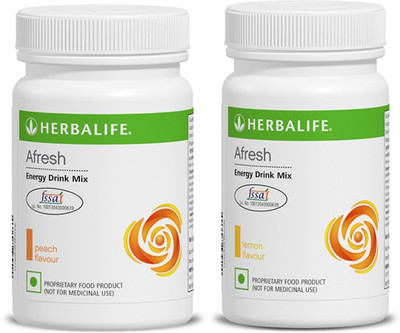 

Herbalife Afresh Energy Drink(2x50 g, lemon-peach Flavored)