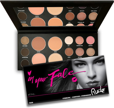 

RUDE In Your Face 3 9 g(RUDE In Your Face 3-in-1 Palette)