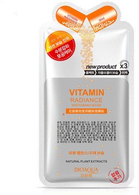 BIOAQUA VITAMIN RADIANCE WHITENING MASK(30 ml)