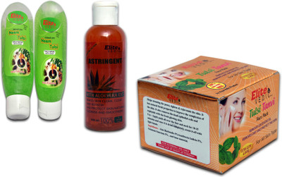 

Elite Vedic FaceWash, Astringent & Face Pack (1 each) 10 g(Set of 3)