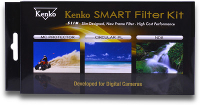 

Kenko 52mm Smart Filter Kit (MC Filter, ND8 Filter,CPL Filter and Cover Case) Clear Filter(58 mm)