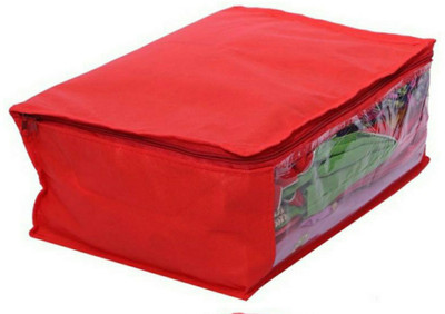 

Snazzy Designer Non Woven Saree Cover(Red) WPK05f(Red)