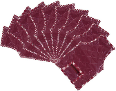 

Indi Bargain solid Quilted wedding multi blouse cover(Maroon)