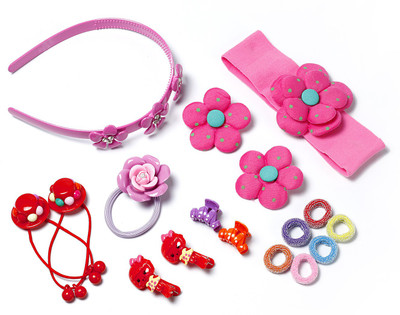 

Sringhar Hair accessories pack of 17 for baby girls Hair Accessory Set(Multicolor)