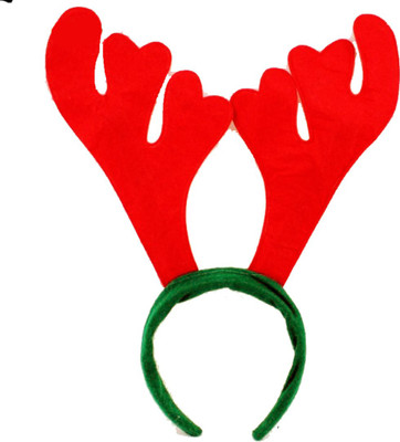 

Jamboree Christmas unisex Reindeer Head Band Christmas decoration Custom Christmas Deer Hair Head Band Head Band(Red, Green)