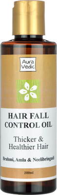 

Auravedic Hair Fall Control Oil (200ml) With Brahmi, Amla Hair Oil(200 ml)