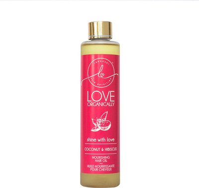 

LOVE ORGANICALLY Organic Cold Pressed Coconut & Hibiscus Hair Oil For nourishing & Natural Hair Strengthening - Specially Designed With Your Little Ones Well-being in mind Hair Oil(225 ml)