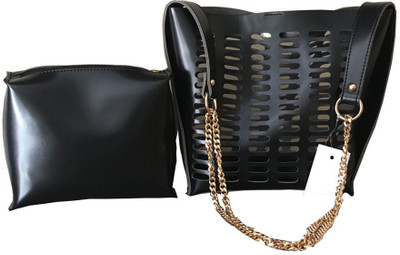 

Gifts World Sling Bag(Black)