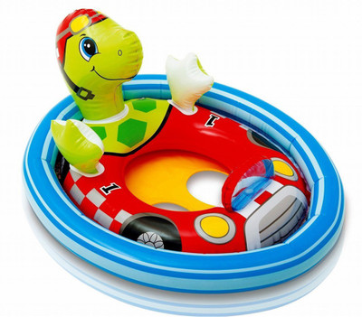 

Always Sporty SEE ME SIT POOL FLOAT TURTLE. Inflatable Pool Accessory(Multicolor)