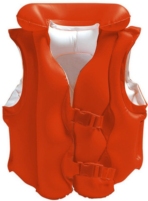 

Always Sporty DELUXE SWIM VEST FOR KIDS. Inflatable Pool Accessory(Red)