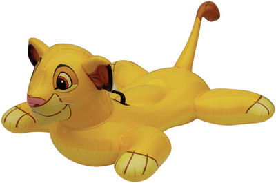 

Always Sporty LION KING RIDE ON FLOAT. Inflatable Pool Accessory(Yellow)