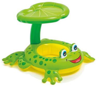 

Always Sporty SHADED FROGGY POOL FLOAT Inflatable Pool Accessory(Green)