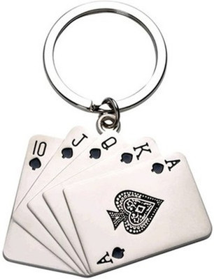 

Mahvi Toys Playing Card Metal (Multicolor) Key Chain