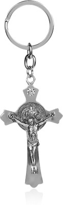 

Ryka Collection Silver Jesus Cross Key Chain
