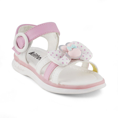 

KITTENS Girls Velcro Flats(White