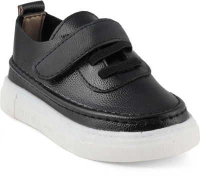 KITTENS Boys Velcro Sneakers(Black