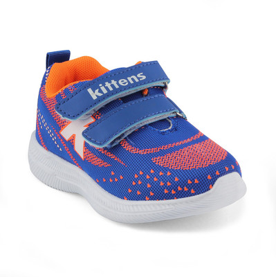 

KITTENS Girls Velcro Sneakers(Blue