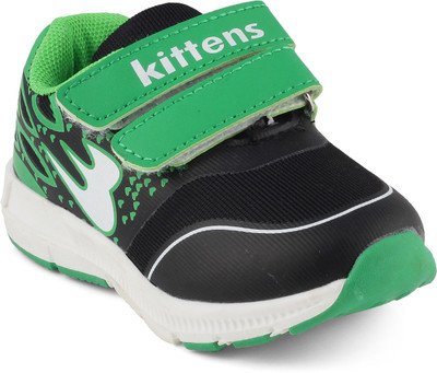 

KITTENS Boys Velcro Running Shoes(Green