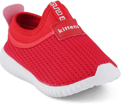 

KITTENS Boys Slip on Sneakers(Red