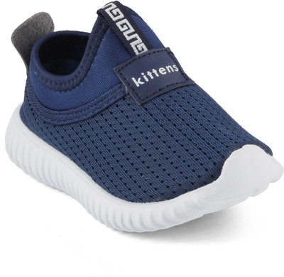 

KITTENS Boys Slip on Sneakers(Blue, Navy