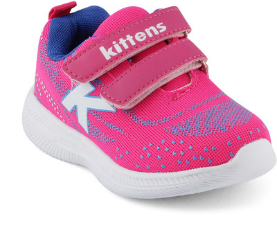 

KITTENS Girls Slip on Sneakers(Pink, Fuschia