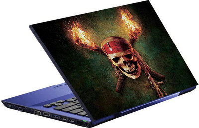 

Ramiya pirates of the caribbean skull binyal Laptop Decal 15.6